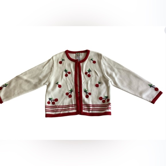 Gymboree Other - Gymboree Cute Child’s Cherry 🍒 Cardigan, Medium (4 yrs).